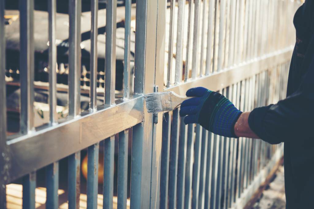 Prep and Paint Wrought Iron Railings
